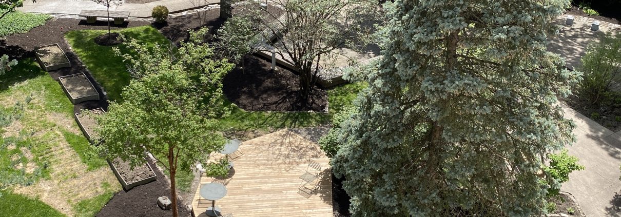 Black Locust Deck & Benches-Carnegie Mellon Pittsburg, PA