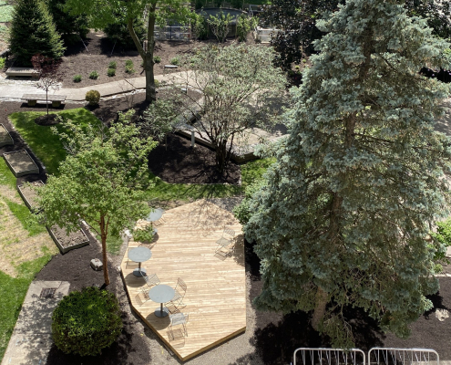 Black Locust Deck & Benches-Carnegie Mellon Pittsburg, PA