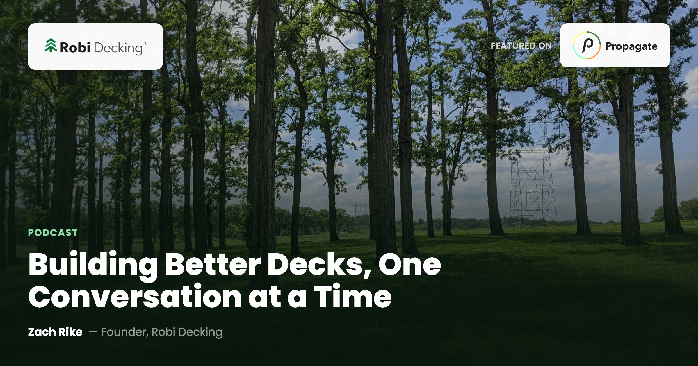 Robi Decking Black Locust Podcast Episode